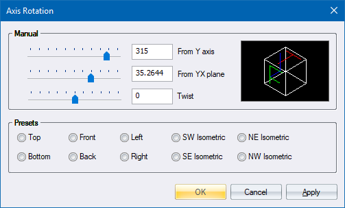 Axis Rotation Control Ui Manual