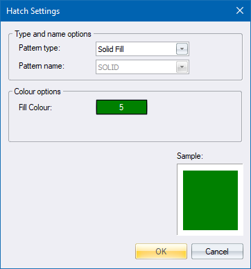 Solidworks Hatch Options Hatch Dialog